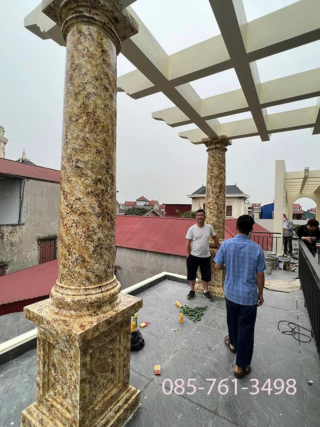 sơn giả đá ban công