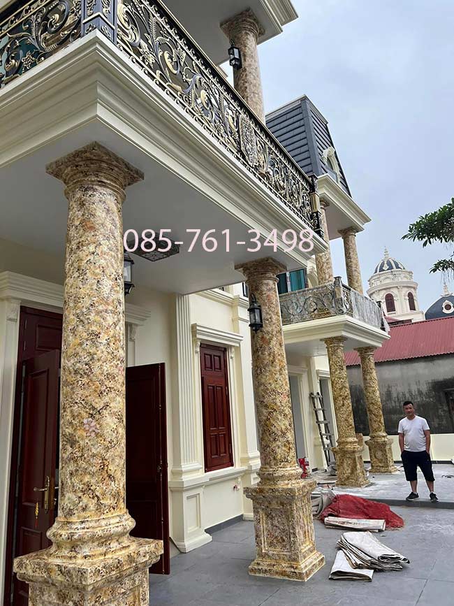 thi công sơn giả cẩm thạch