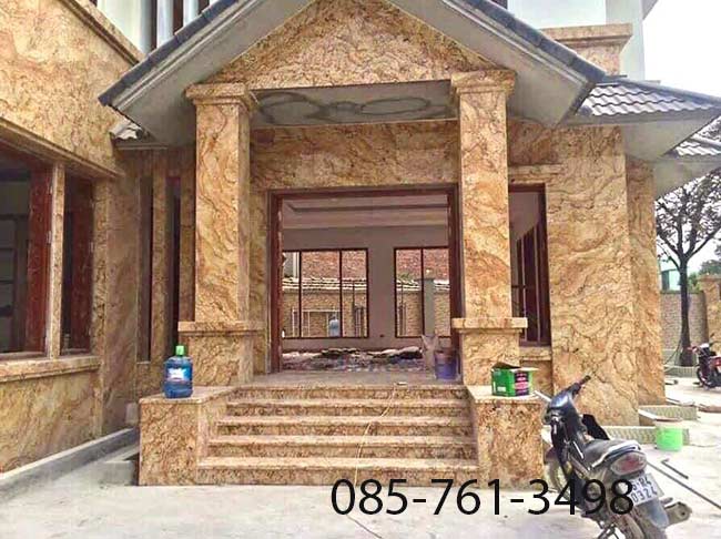 mặt tiền sơn giả đá