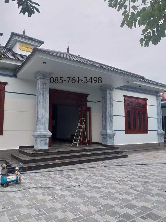 giả đá cẩm thạch xám trắng