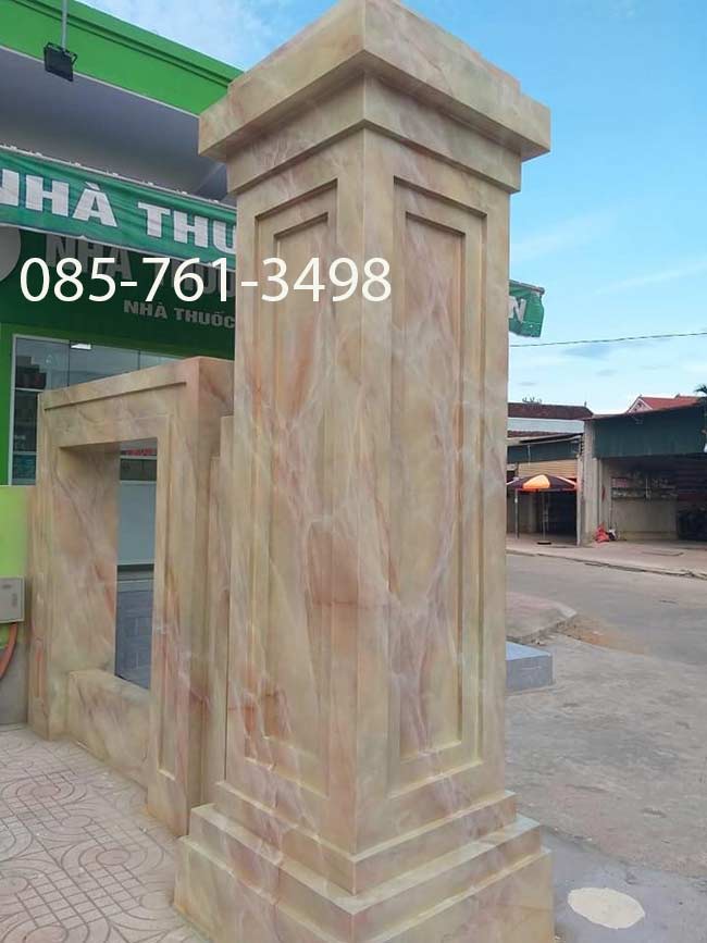 cột vuông giả cẩm thạch đẹp