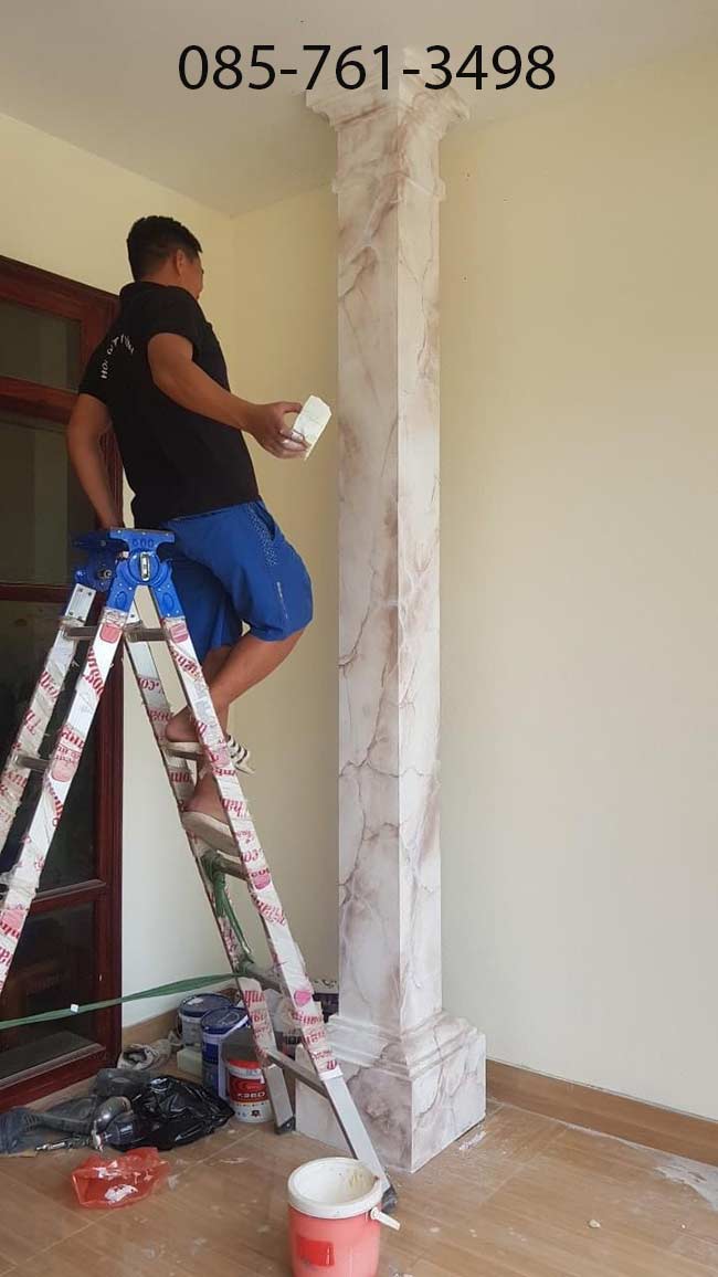 thi công sơn giả đá cẩm thạch