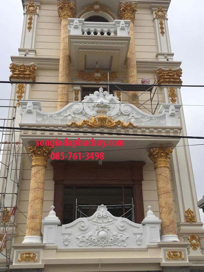 sơn giả đá ngoài trời