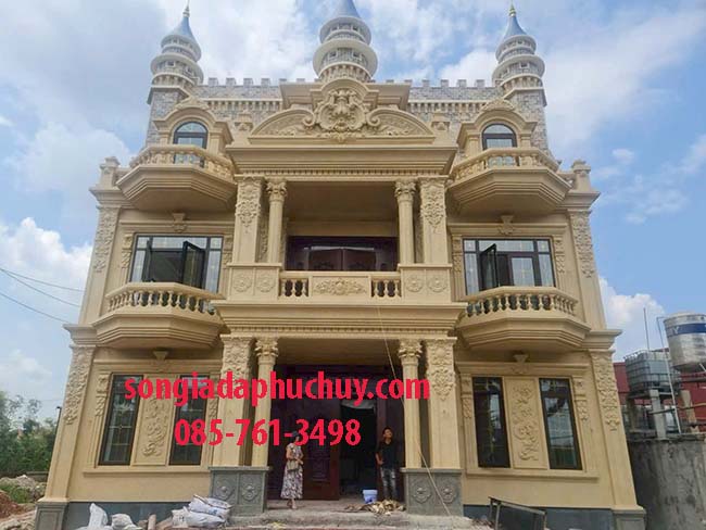 sơn giả đá biệt thự