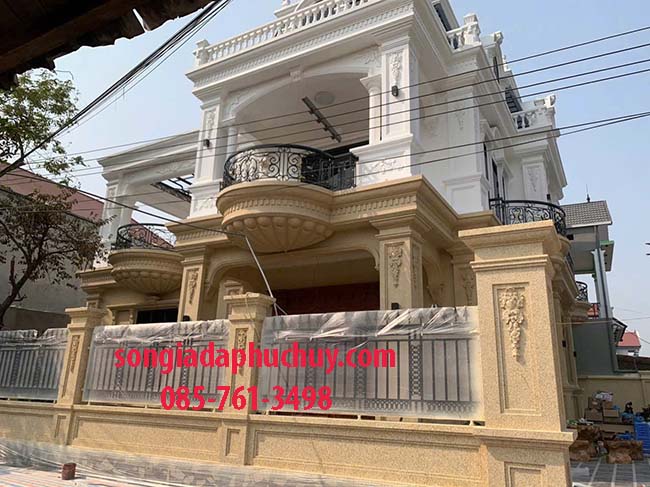 sơn giả đá ngoài trời