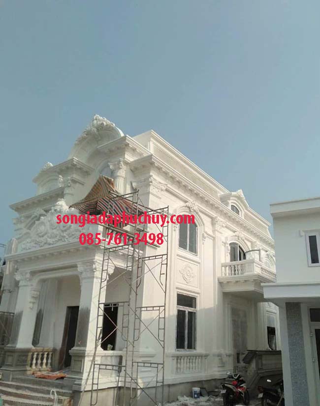 quy trình thi công sơn giả đá
