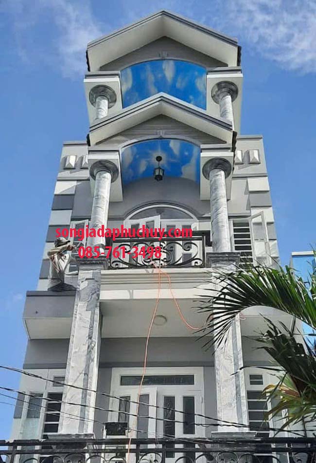 sơn trang trí giả đá marble