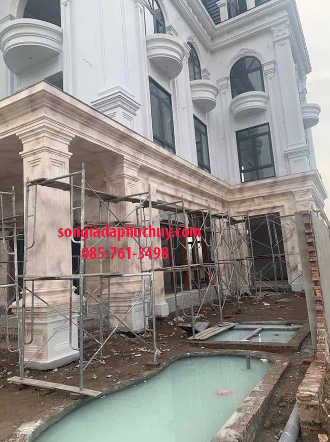 thi công sơn giả đá 