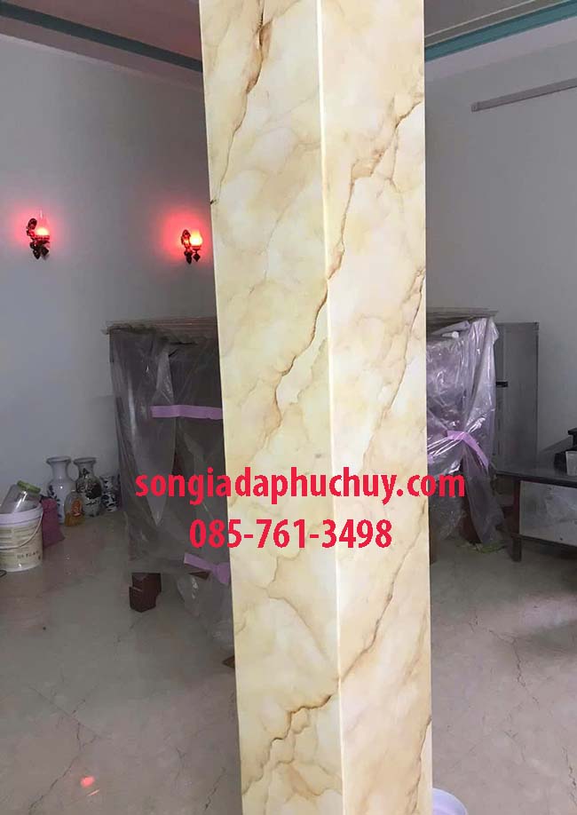 vẽ vân giả đá marble