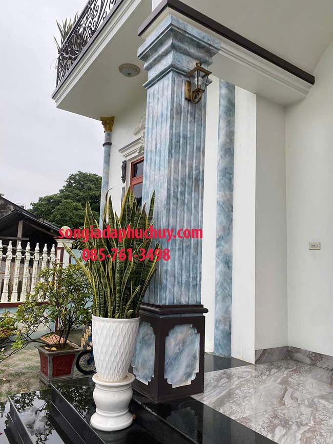 sơn giả đá ngoài trời