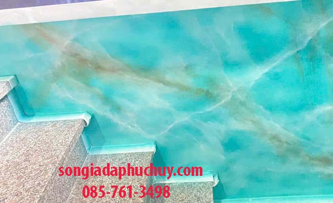 giả đá cẩm thạch xanh ngọc
