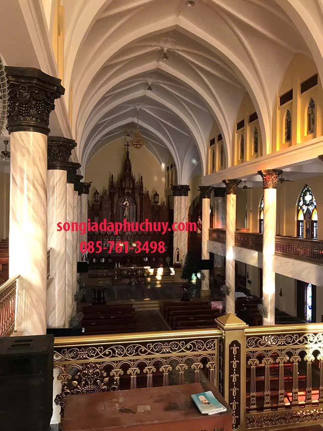 sơn giả đá cẩm thạch trong nhà
