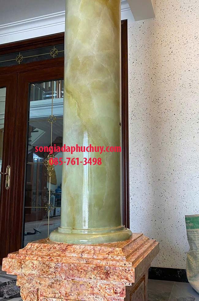 cột giả đá cẩm thạch hoàn thiện