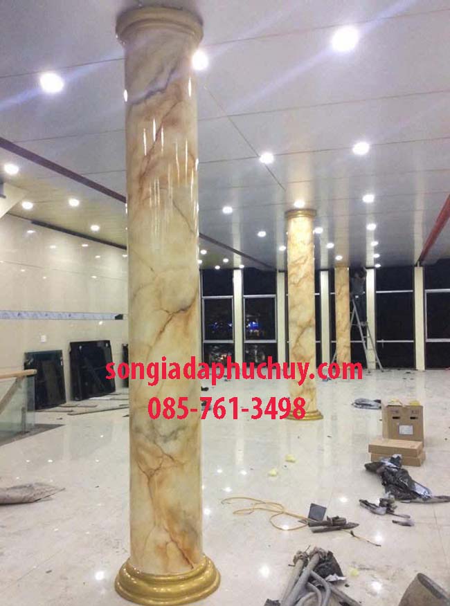 sơn giả đá trong nhà