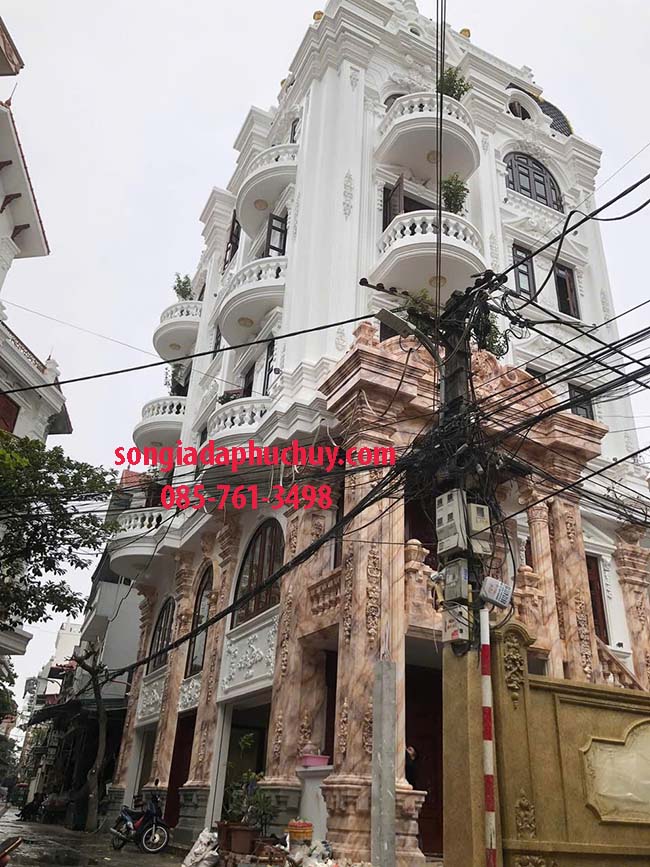 trang trí sơn vân đá cẩm thạch