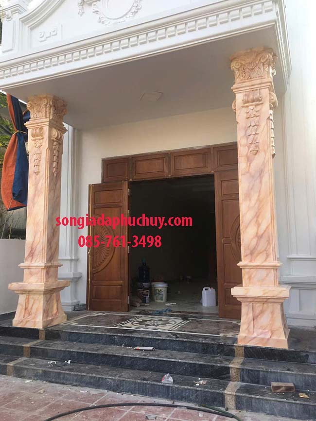 sơn giả đá cao cấp cột vuông