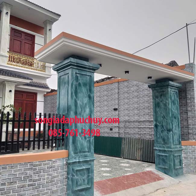 cột cổng trang trí giả đá