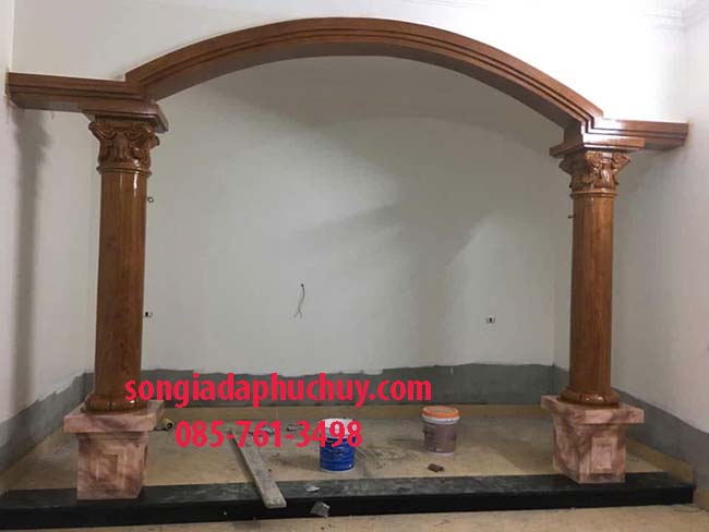 sơn giả gỗ trang trí