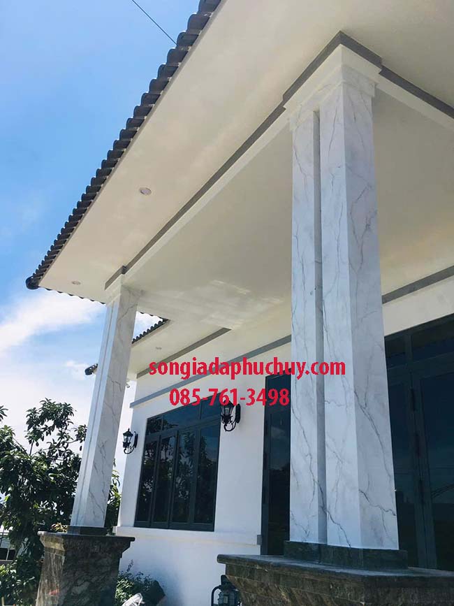 cột sơn giả đá đẹp