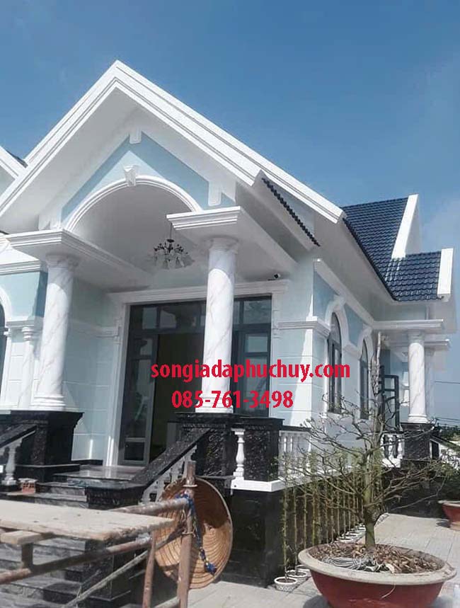 sơn giả đá ngoài trời