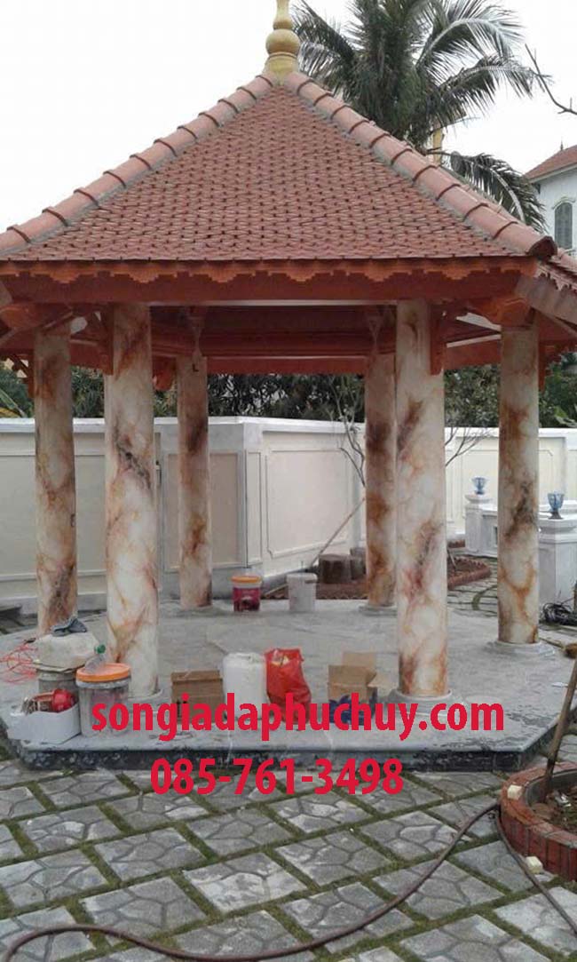 sơn giả đá ngoài trời