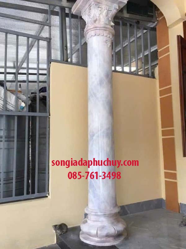 giả đá 3d cột tròn