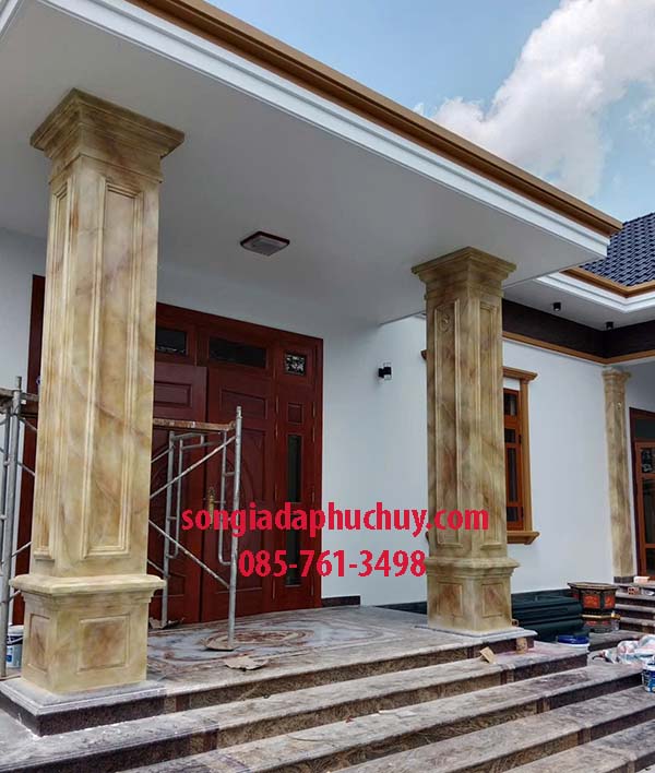 bảng giá sơn giả đá cao cấp mặt tiền