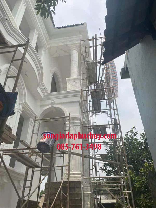 sơn giả đá vân mây