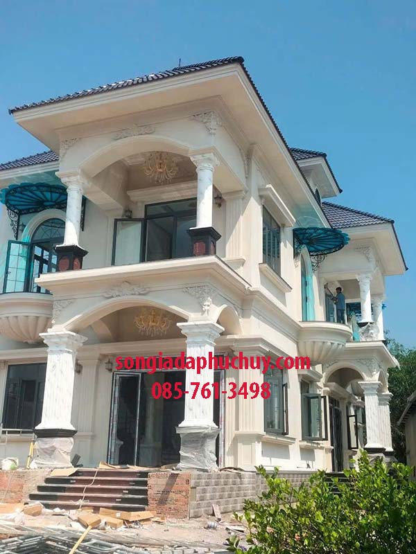 sơn giả đá vân xám
