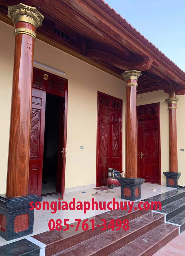 cột giả vân gỗ