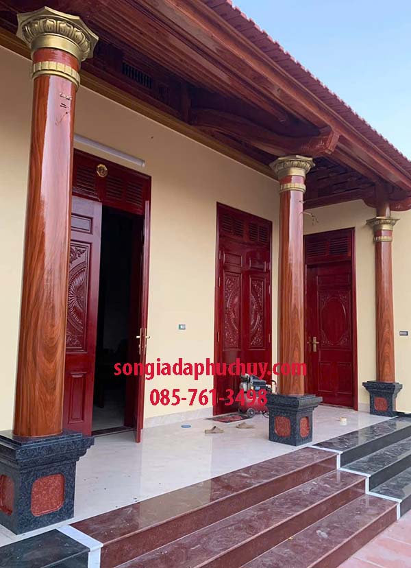 sơn giả gỗ ngoài trời