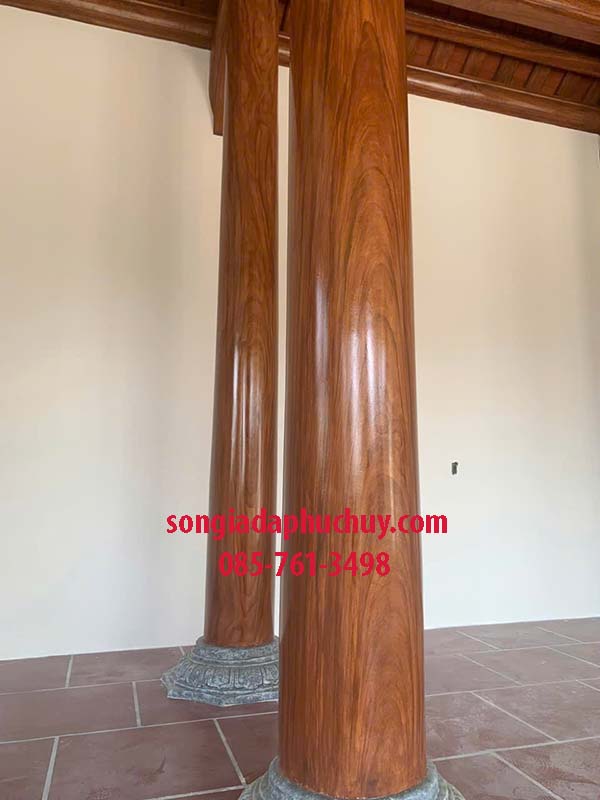 sơn cột giả gỗ nội thất