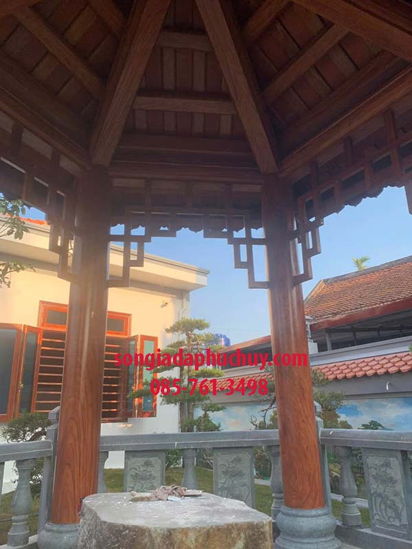 giả vân gỗ ngoài trời
