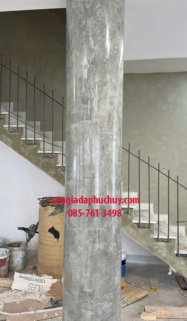 giả đá hiệu ứng cẩm thạch