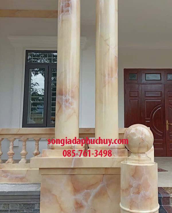 cột giả đá 3d