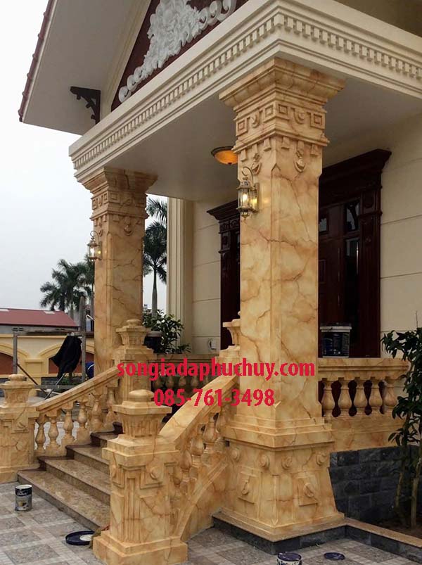 mặt tiền sơn giả đá