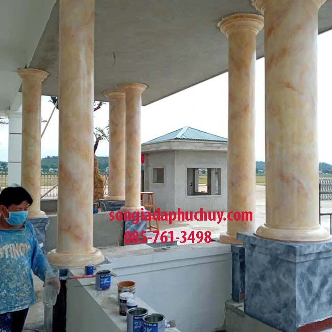 trang trí vân đá cẩm thạch