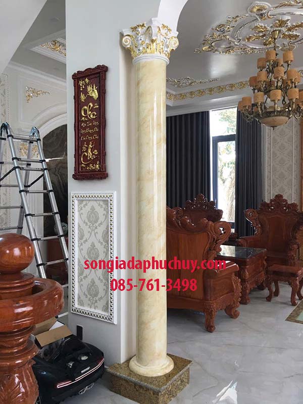 cột nội thất giả đá