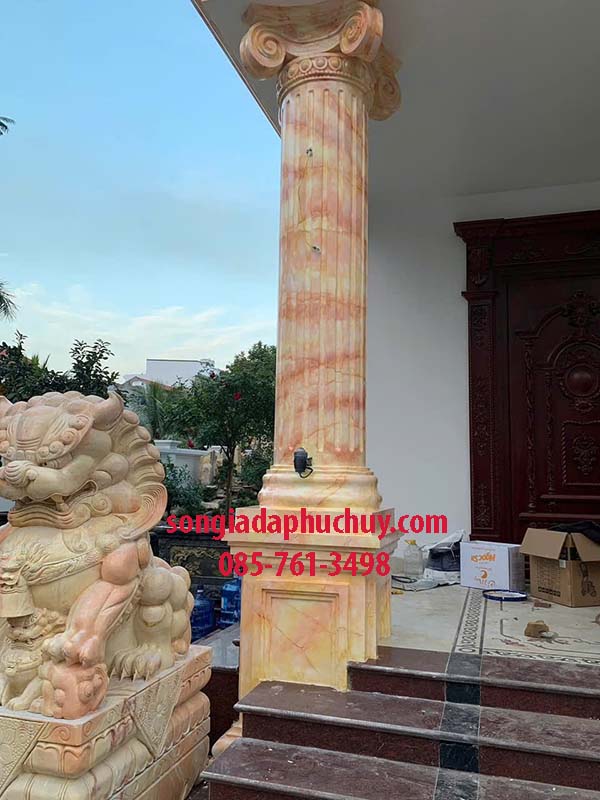 sơn giả đá ngoài trời