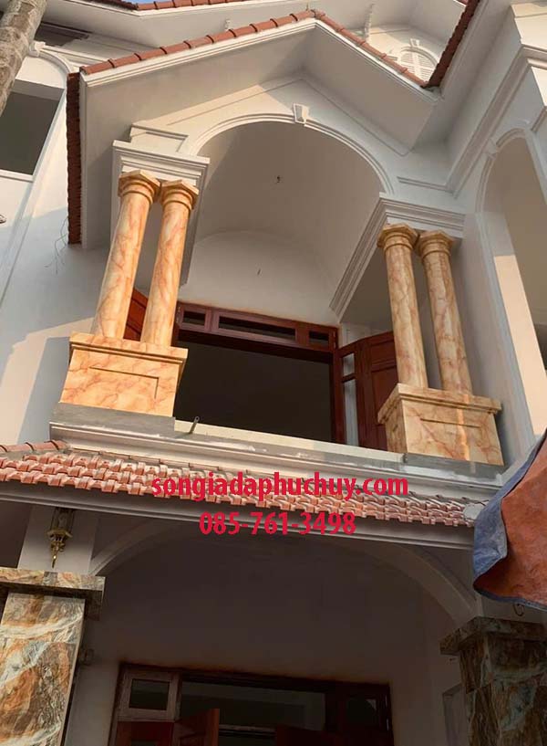 sơn giả đá biệt thự