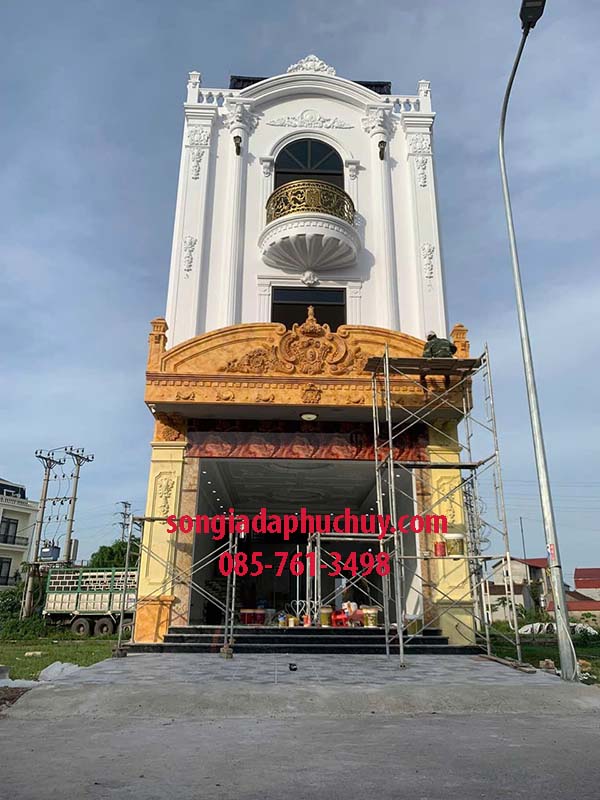 sơn giả đá ngoài trời