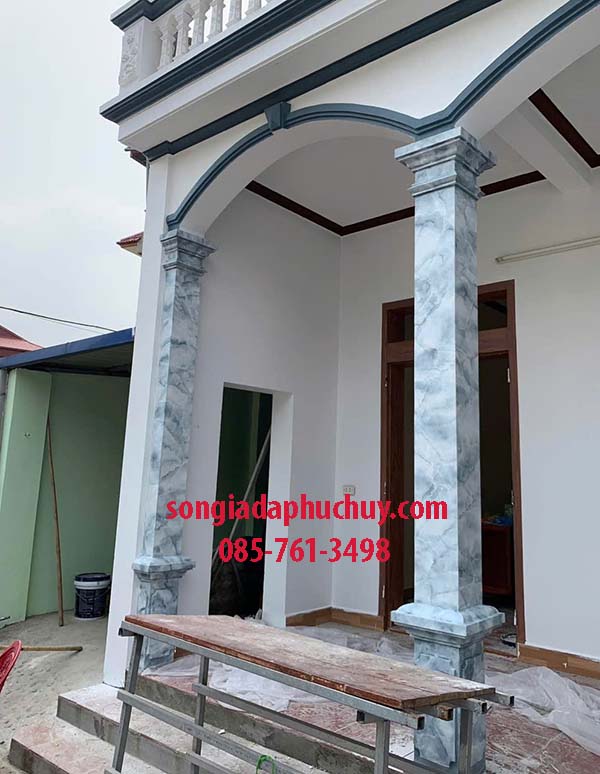 giả đá cột vuông