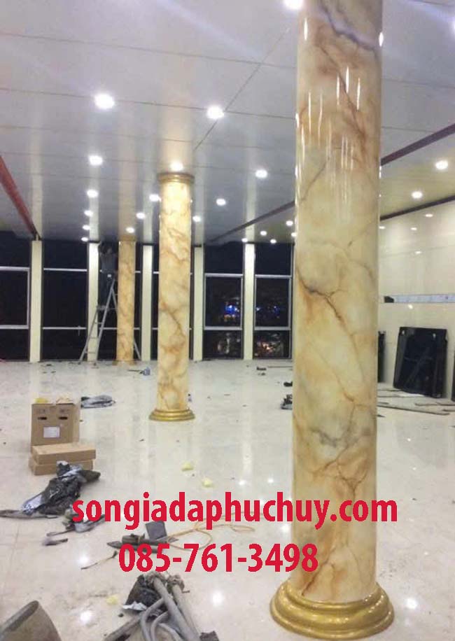 cột giả cẩm thạch 3d