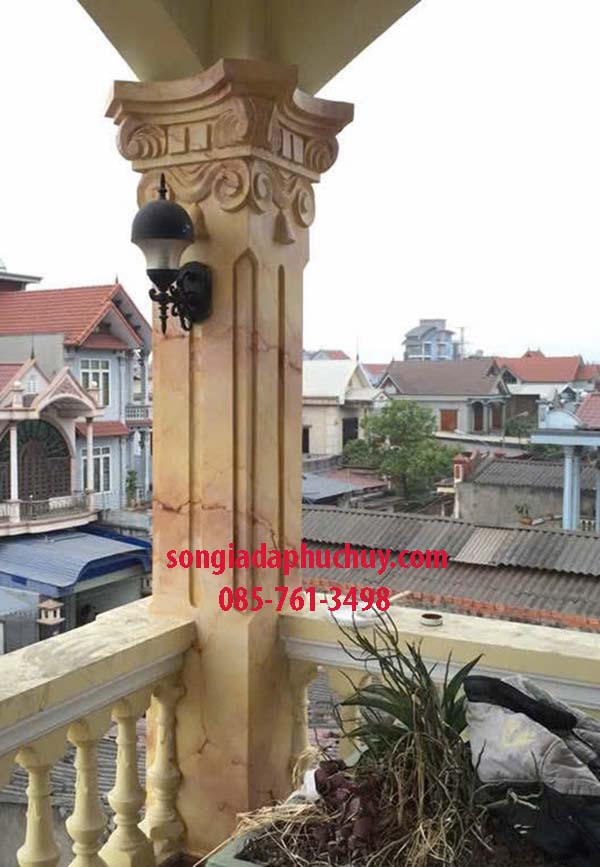 cột vuông giả đá đẹp
