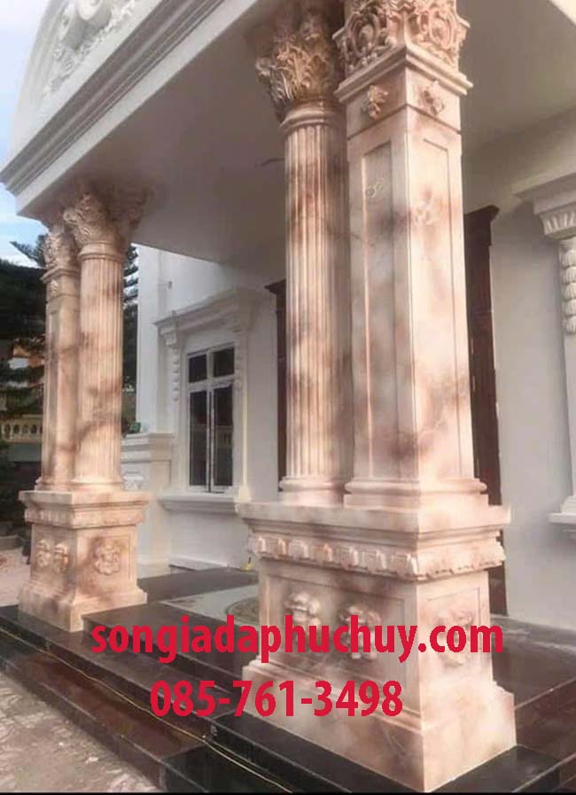 sơn giả đá mặt tiền