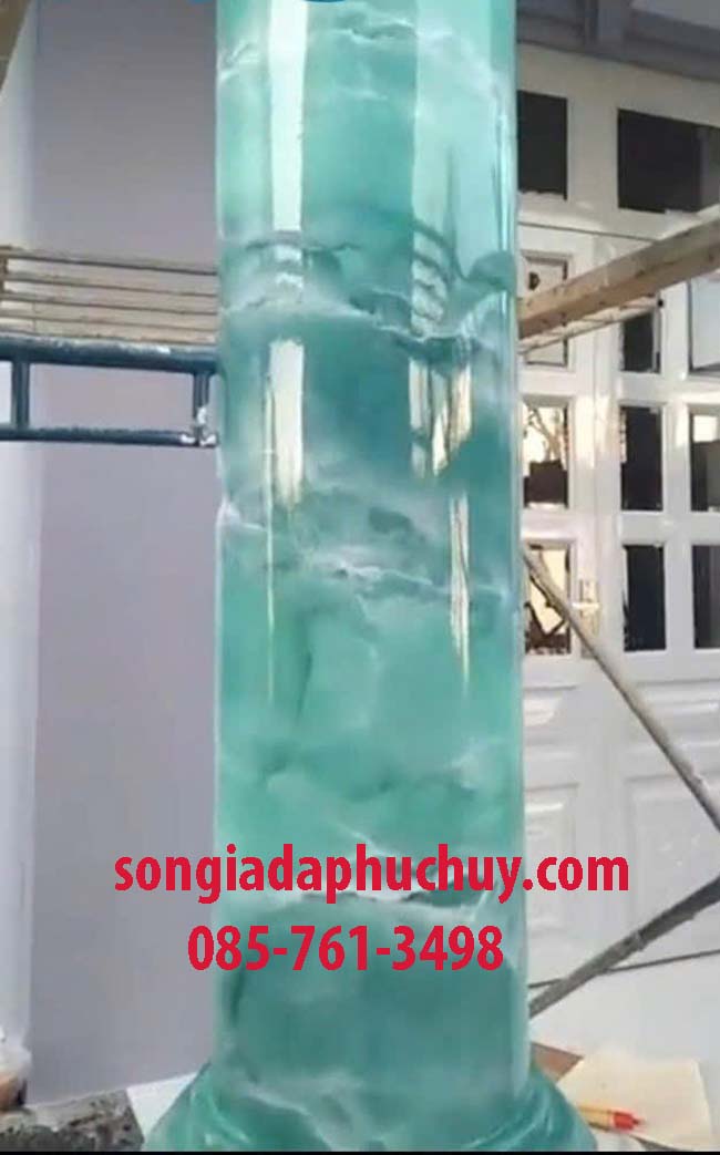 sơn giả đá marble xanh ngọc
