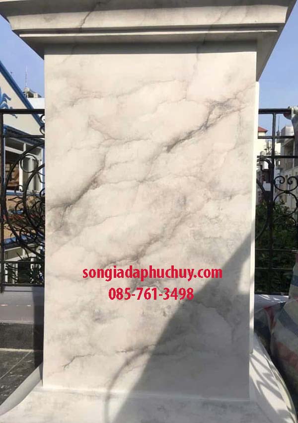 sơn giả đá trắng xám