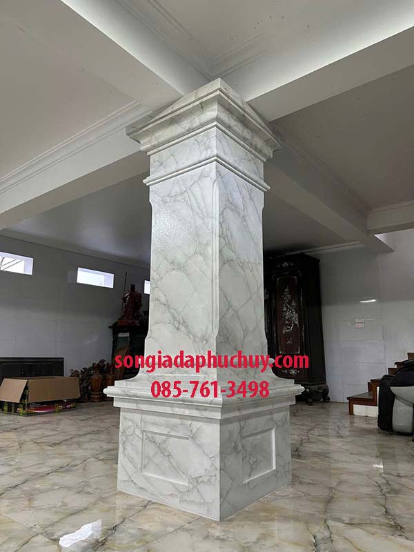 sơn giả đá cột vuông