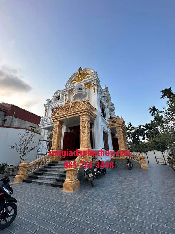 mặt tiền sơn giả đá đẹp