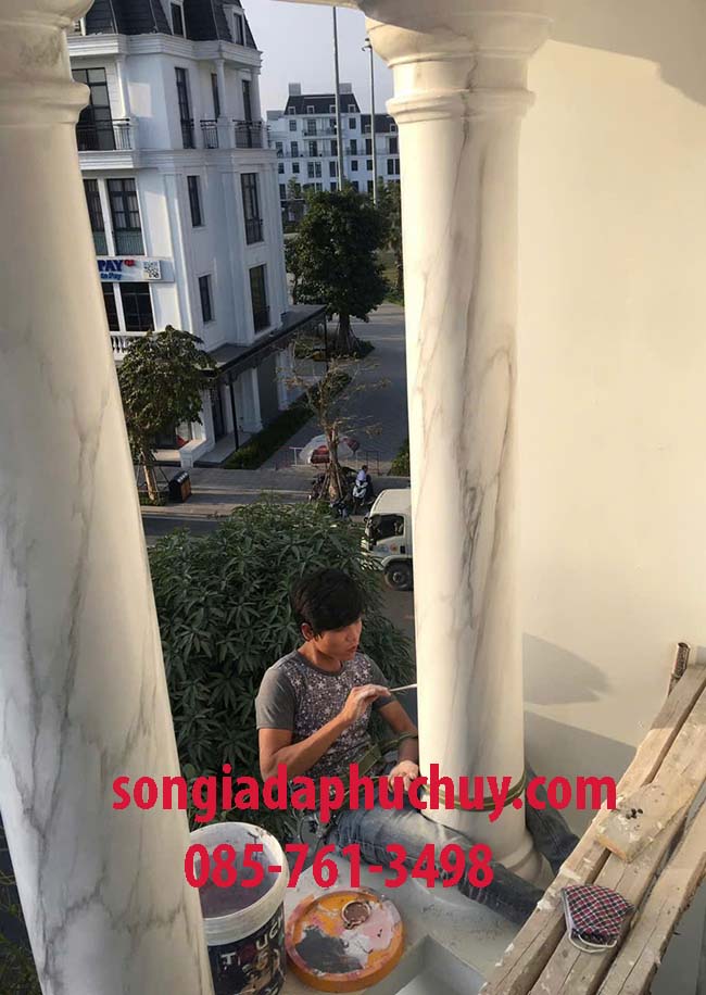 thi công giả đá ngoài trời